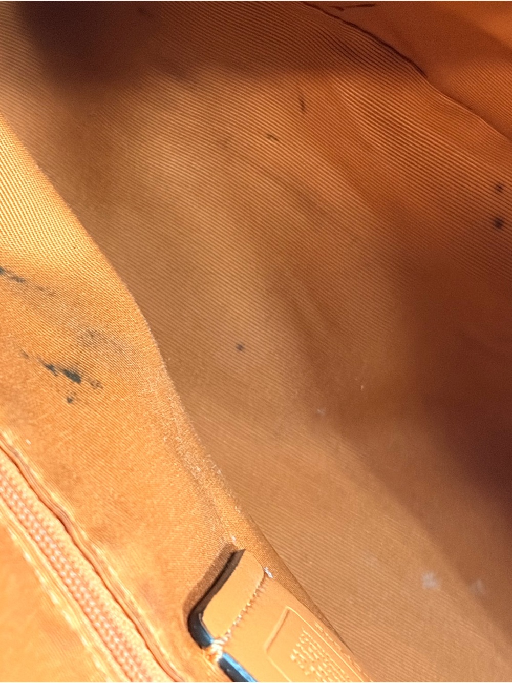 Coach Signature Drawstring Carryall 57842 Khaki Saddle Tote - Picture 9 of 9